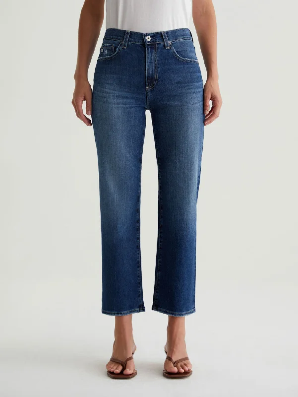 Romantic And Fresh Brinley Mid Rise Straight Crop Jean  - 7 Years La Jolla