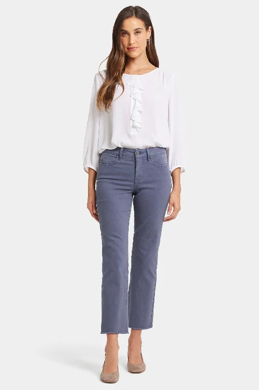 Fashion Design Marilyn Straight Ankle Jeans - Cascade Lake
