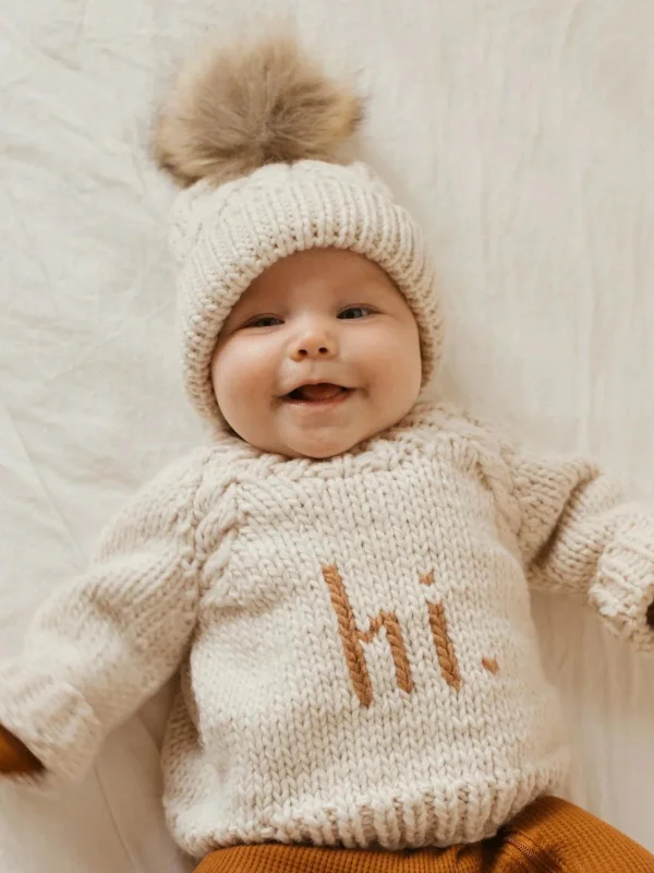 Trends Hi. Crew Neck Knit Sweater, Pecan