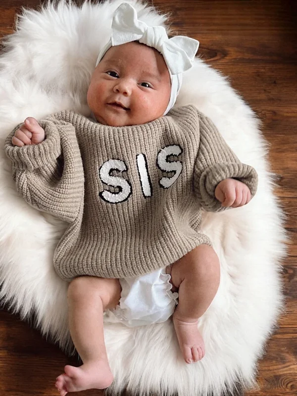 Refreshing Design Sis Knit Sweater, Cocoa