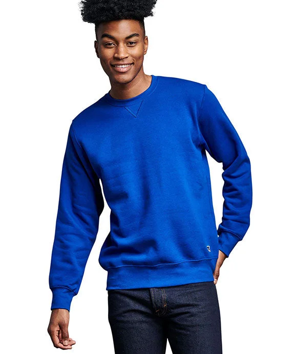 Extra long version 82RNSM - Russell Athletic Unisex Cotton Classic Crew Sweatshirt | Royal Extra long version 82RNSM - Russell Athletic Unisex Cotton Classic Crew Sweatshirt | Royal