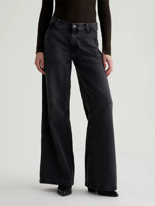 Single-shoulder Neck Design Stella Palazzo Jean - Overnight