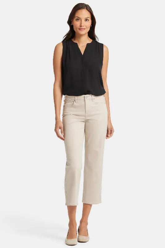 Personalized Series Relaxed Piper Crop Jeans - Feather