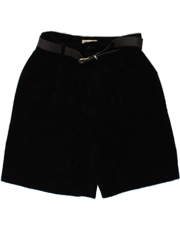 Smart Casuals PIMKIE Womens High Waist Casual Shorts EU 44 XL W30  Black Acrylic