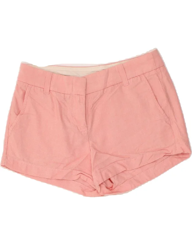 Comfortable Fashion J. CREW Womens Chino Shorts US 2 XS W30  Pink Cotton