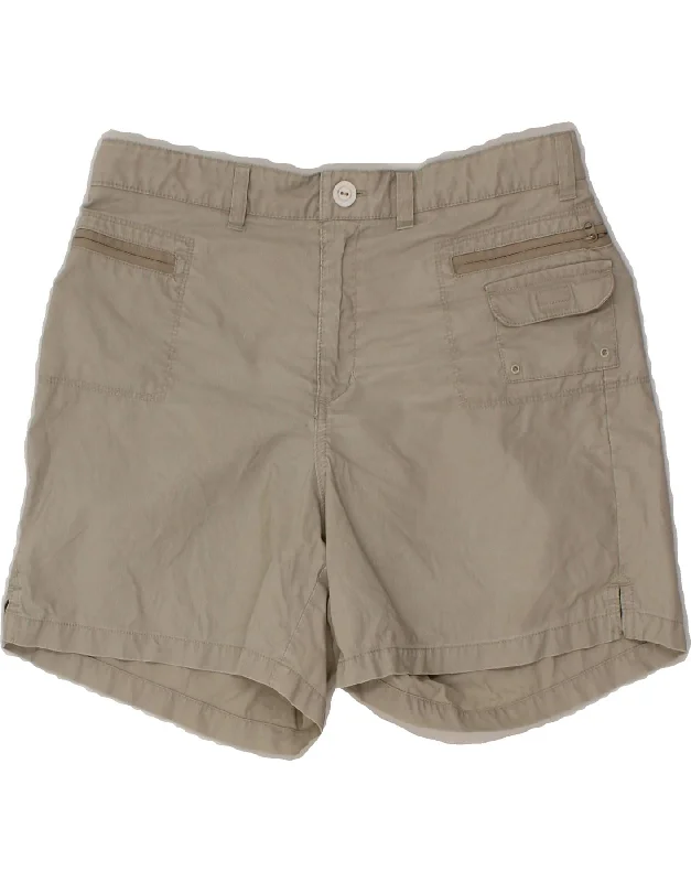 Soft Comfort COLUMBIA Womens Casual Shorts US 8 Medium W30  Beige Cotton