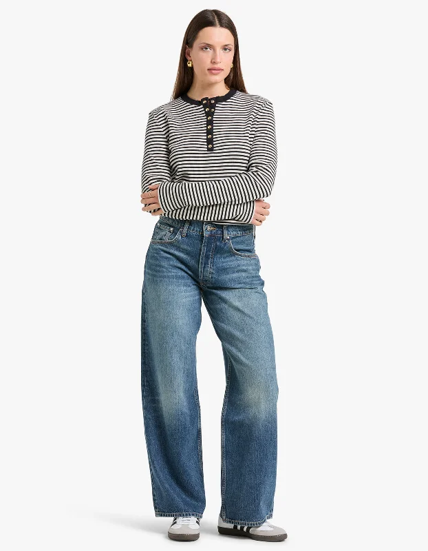 Printed Patterns Manon Jean - Mazarine Blue