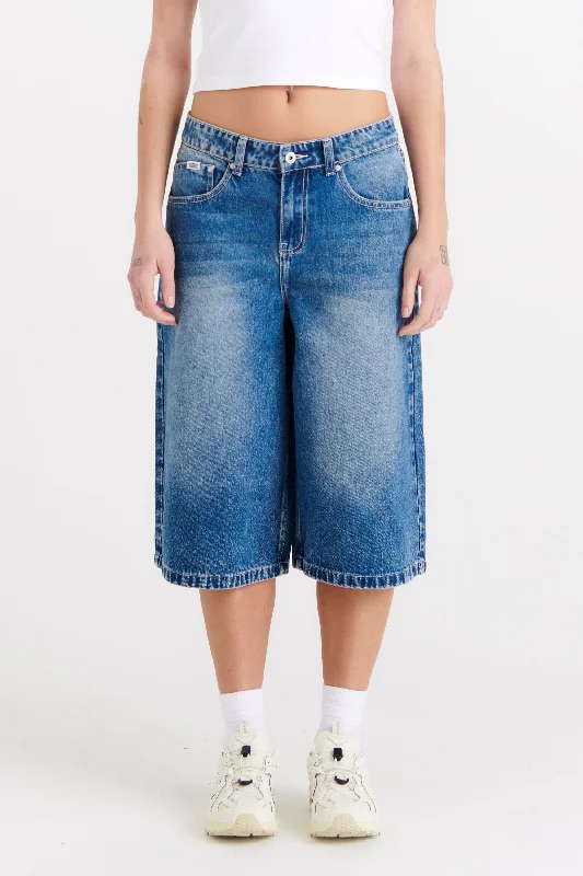 Minimal Style Release Short Blue