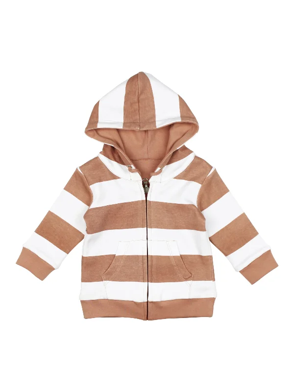 Casual Chic Wear Kids' Organic Reversible Hoodie, Adobe