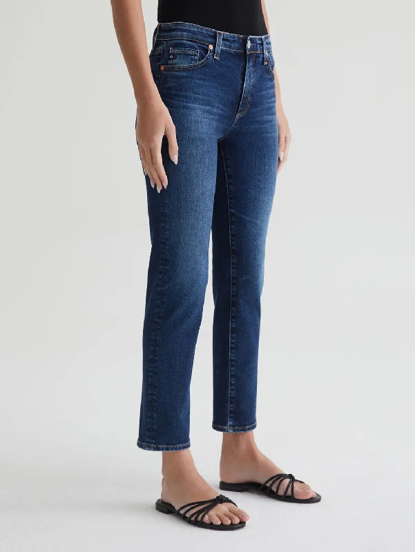Sports Jumpsuit Mari Mid Rise Crop Jean - Havana