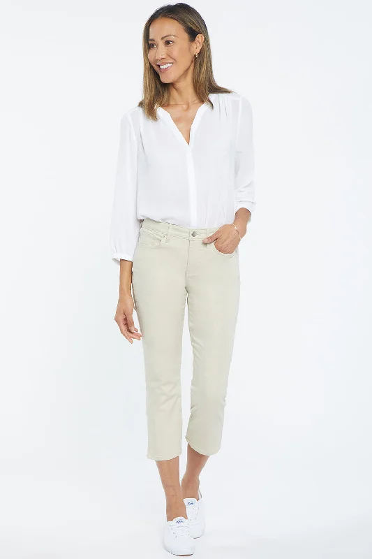 Warm Comfort Chloe Capri Jeans In Petite - Feather