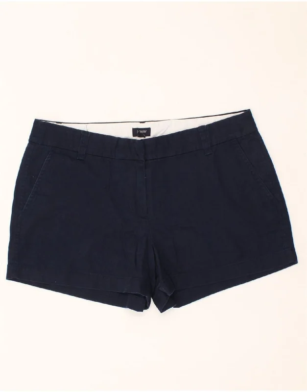 Casual Chic J. CREW Womens Chino Shorts US 10 Large W32  Navy Blue Cotton