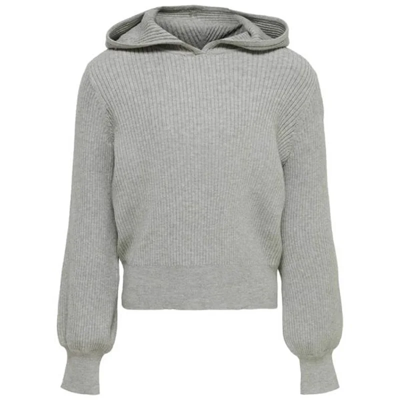 Exquisite Fabrics Kids ONLY Light Grey Melange Lorelle Hood