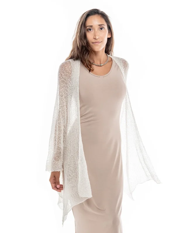 Sweet Girl Knitted Open Flowie Poncho