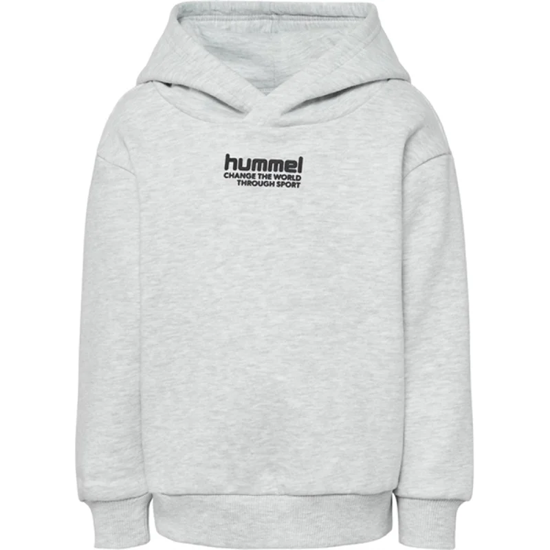 Soft Looks Hummel Ultra Light Grey Melange Pure Hoodie