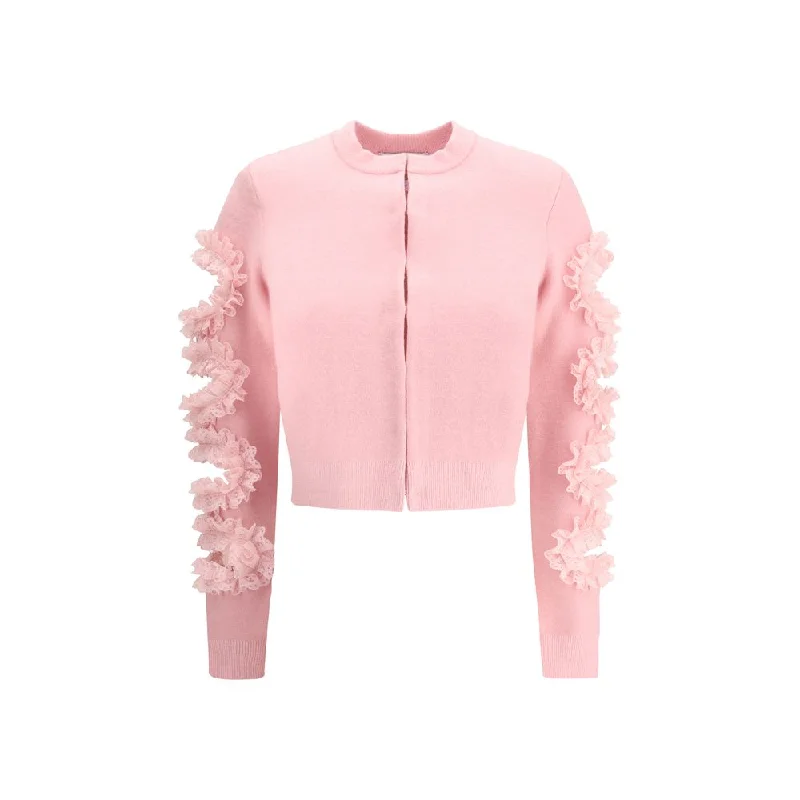 Classic Choice Self-Portrait Lace cut-out detail Women's Cardigan