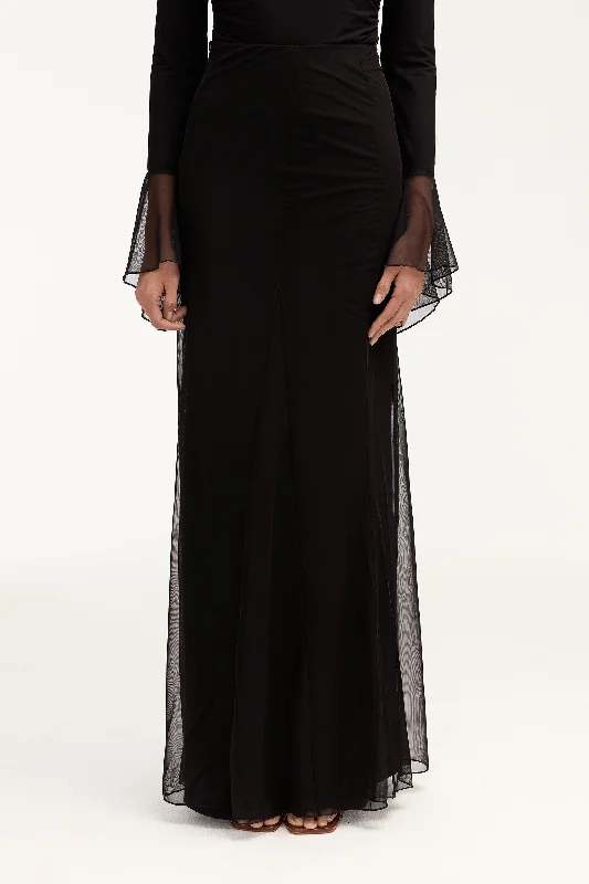 Quality Tailoring Milia Maxi Skirt - Black