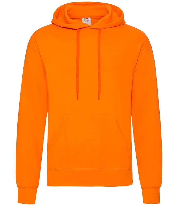 Sports Vitality Style Fruit of the Loom Classic Hooded Sweatshirt | Orange