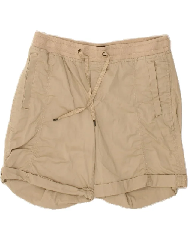 High-end Fashion EDDIE BAUER Womens Casual Shorts US 4 Small W27 Beige Cotton