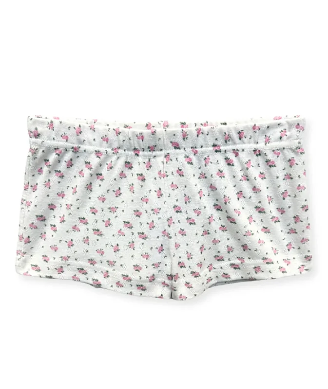 Celebrity Picks Katie J NYC Girls Marina Cream Rose Ditsy Floral Shorts
