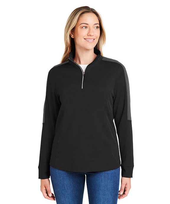British Style CE404W - Core 365 Ladies Market Snag Protect Mesh Colorblock Quarter-Zip British Style CE404W - Core 365 Ladies Market Snag Protect Mesh Colorblock Quarter-Zip