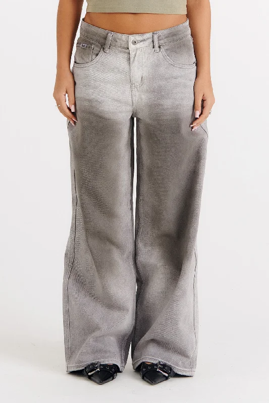 Comfortable down Fader Overdye Release Jean