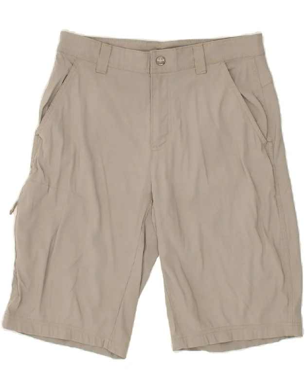 Elegant Wear COLUMBIA Womens Omni-Shield Chino Shorts W30 Medium Grey Nylon