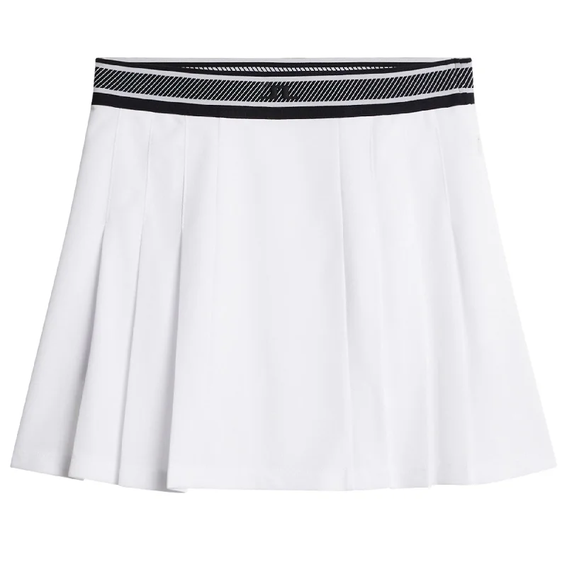 Avant-garde trend Womens Harlow Light Pique Skirt White - SS25