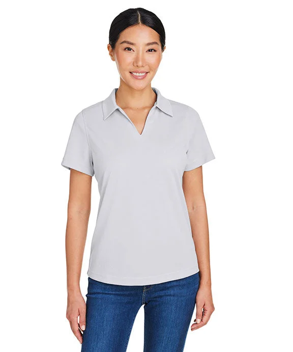Chic Comfort CE104W - Core 365 Ladies Market Snag Protect Mesh Polo Shirt | Platinum Chic Comfort CE104W - Core 365 Ladies Market Snag Protect Mesh Polo Shirt | Platinum