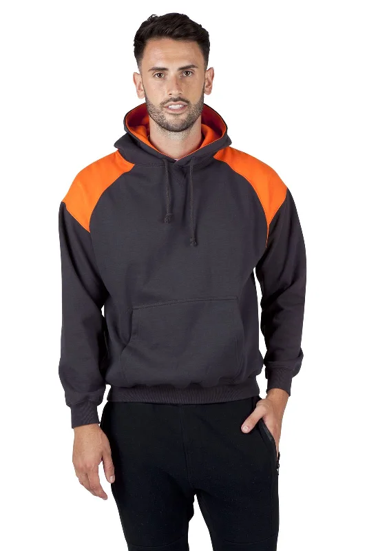 Cozy Look Ramo Mens Shoulder Contrast Panel Hoodie 1st(12 Colour) (F303HP)