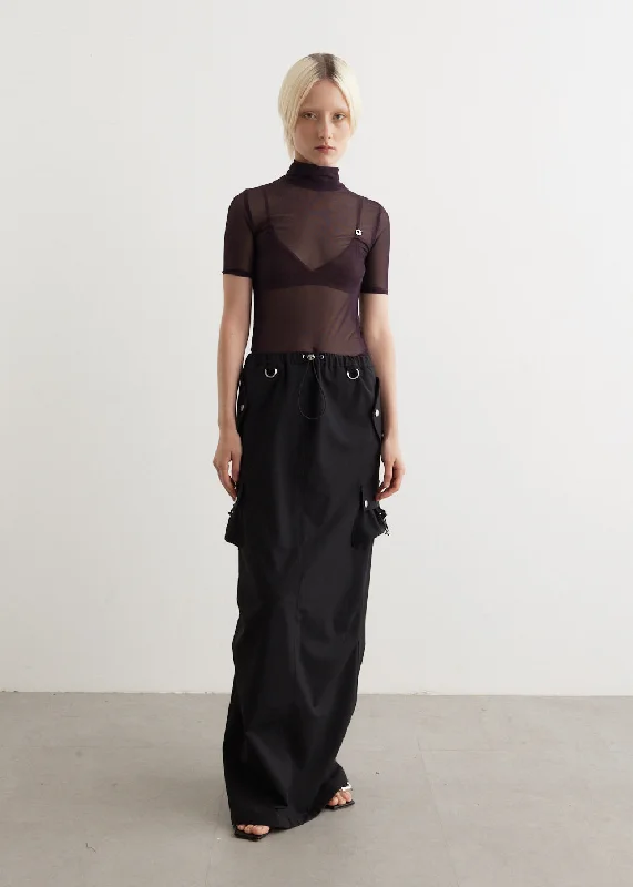 Fashionable and casual Cargo Tailored Maxi Skirt