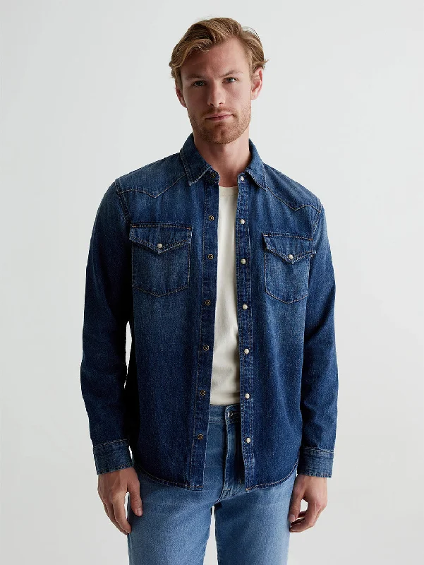 Street Fashion Style Aiden Western Shirt - Exhibition
