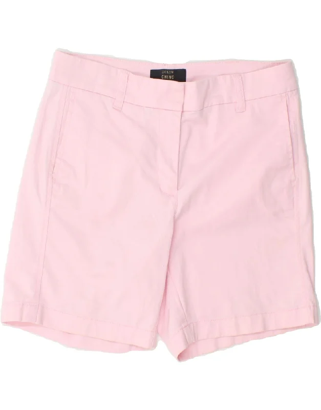 French Retro J. CREW Womens Chino Shorts US 4 Small W30  Pink Cotton