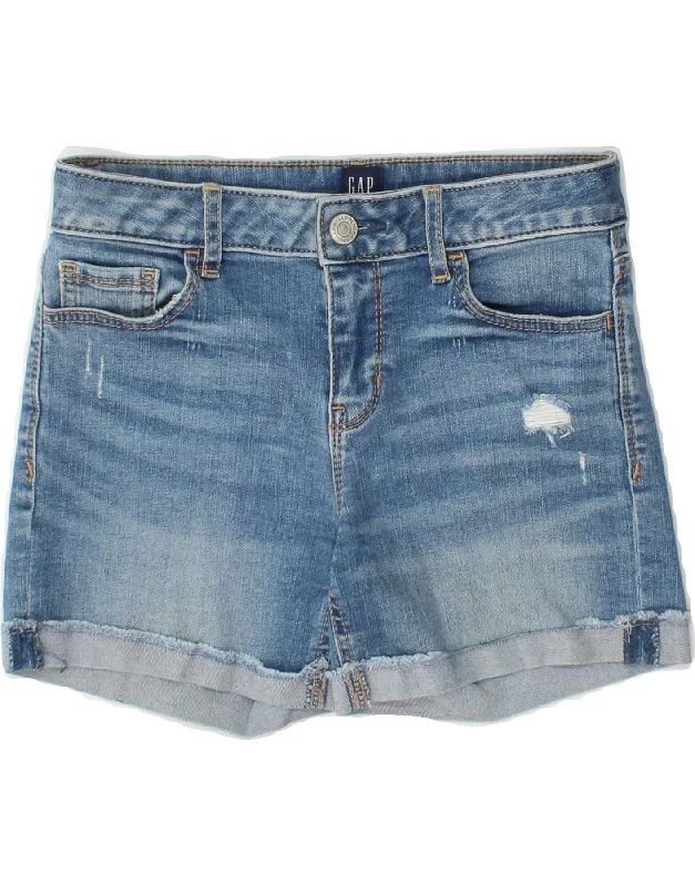 Bright Colors GAP Womens Denim Shorts US 10 Large W28  Blue Cotton