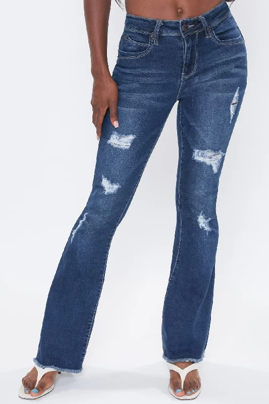 Leisure And Entertainment YMI Jeanswear Women's Jeans High-Rise Super Flare
