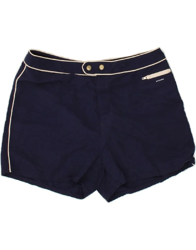 Versatile Items MOSSIMO Womens Casual Shorts W31 Medium Navy Blue