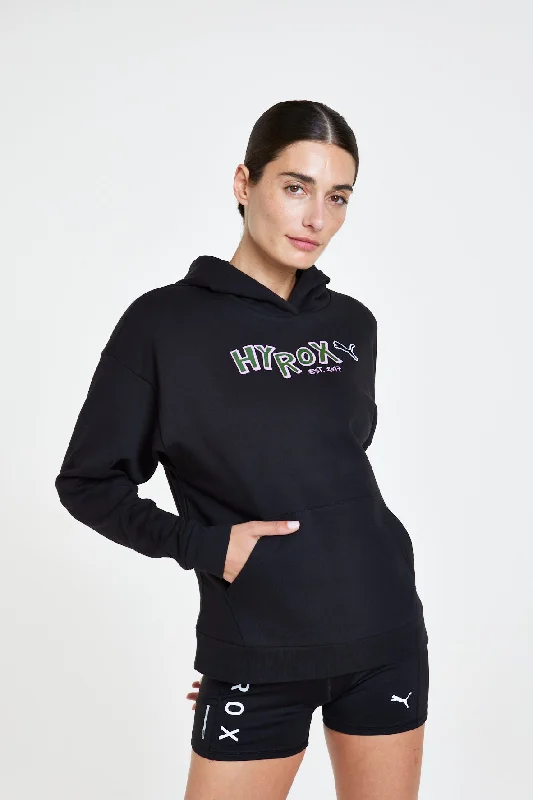 Cozy Shirts HYROX|PUMA HER Hoodie TR - Black