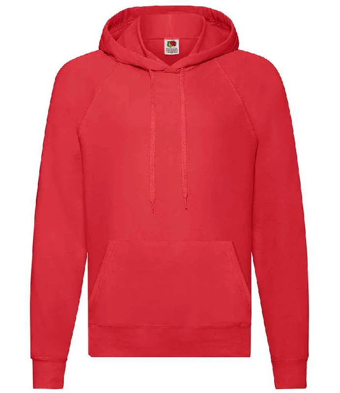 Exquisite workmanship Fruit of the Loom Lightweight Hooded Sweatshirt | Red