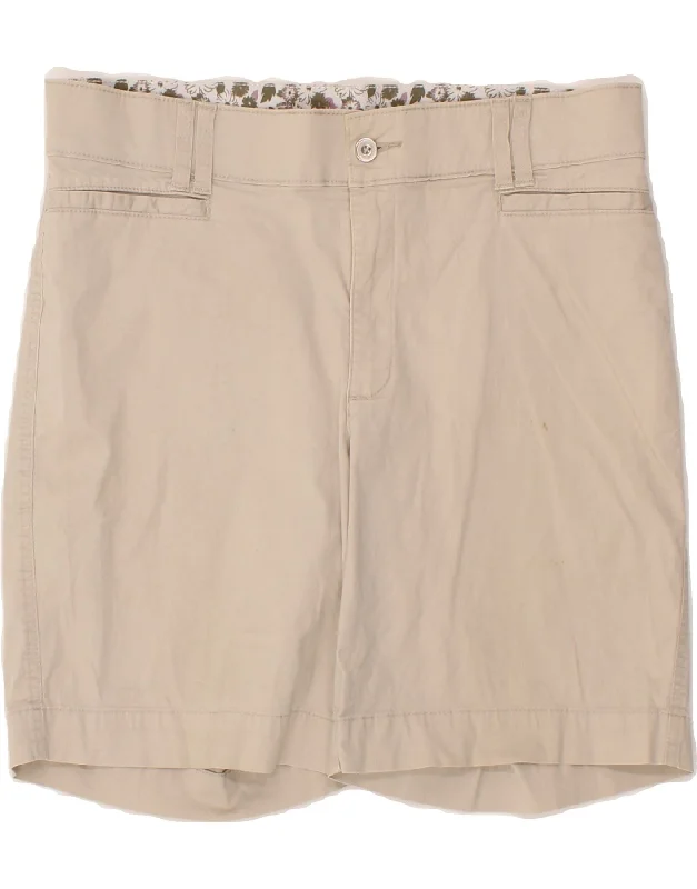 New Products LEE Womens Casual Shorts US 12 Large W32  Beige Cotton