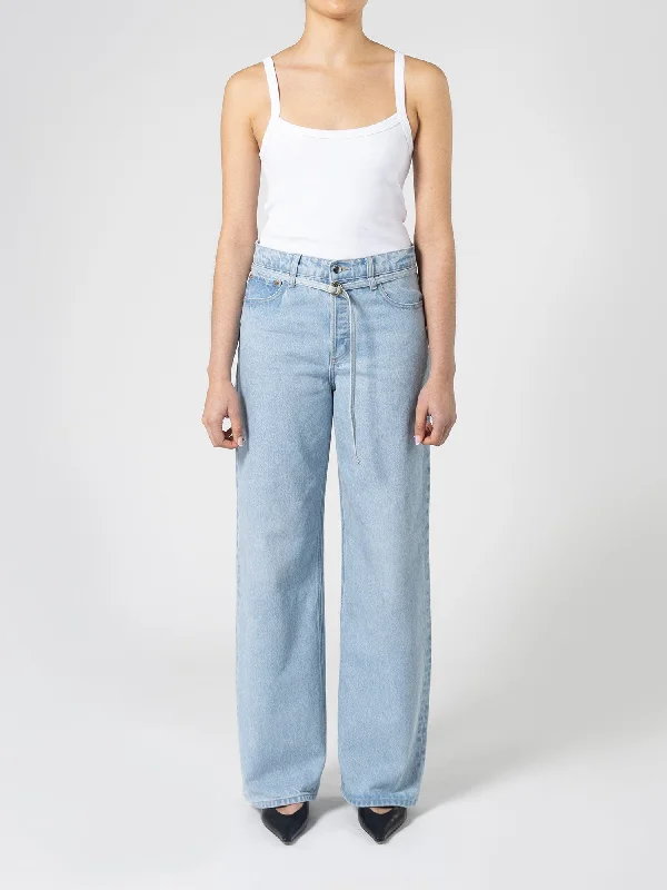 Elegant And Simple Sasha Jean Used Blue