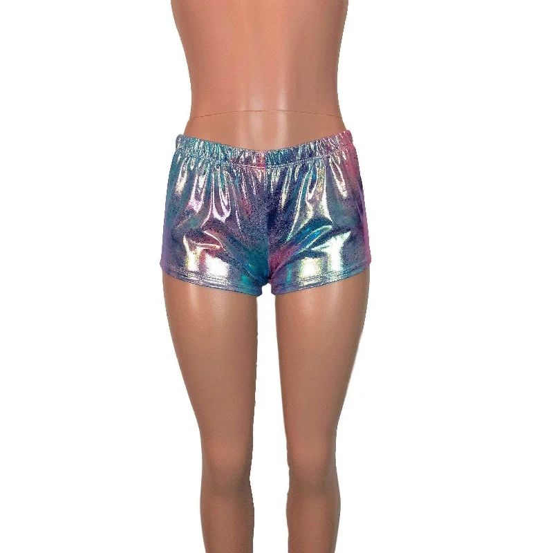 Classic Style Rave Shorts - Rainbow Mystique