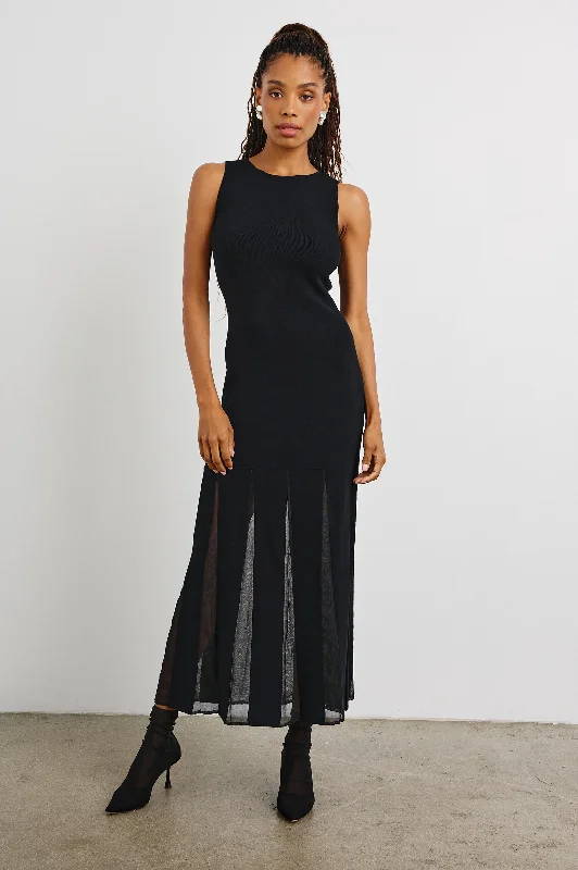 British Style ALESSIA DRESS - BLACK