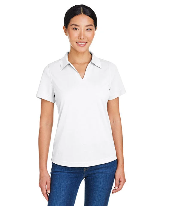 Comfort Fit CE104W - Core 365 Ladies Market Snag Protect Mesh Polo Shirt | White