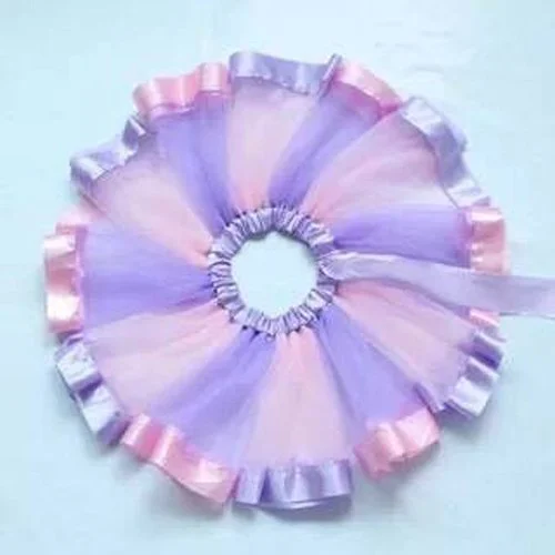 Renaissance Style New Adults Tulle Tutu Skirt Dressup Party Costume Ballet Womens Girls Dance Wear, Pink Rainbow, Adults