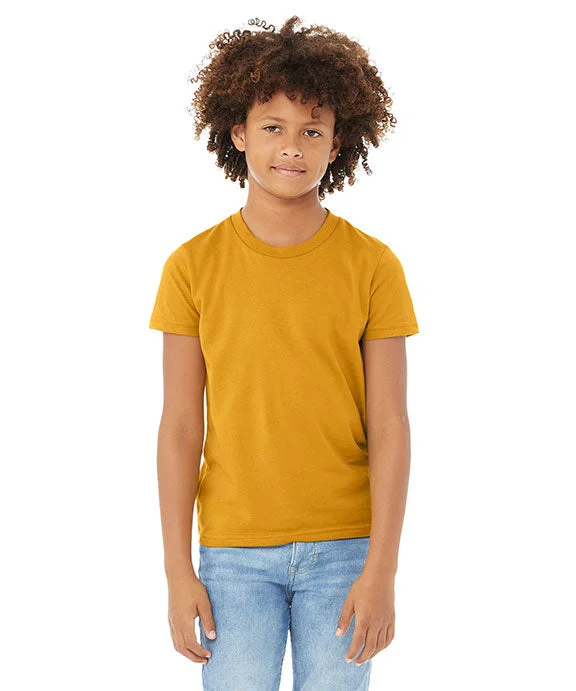 Casual And Versatile 3001Y - Bella + Canvas Youth Jersey T-Shirt | Mustard