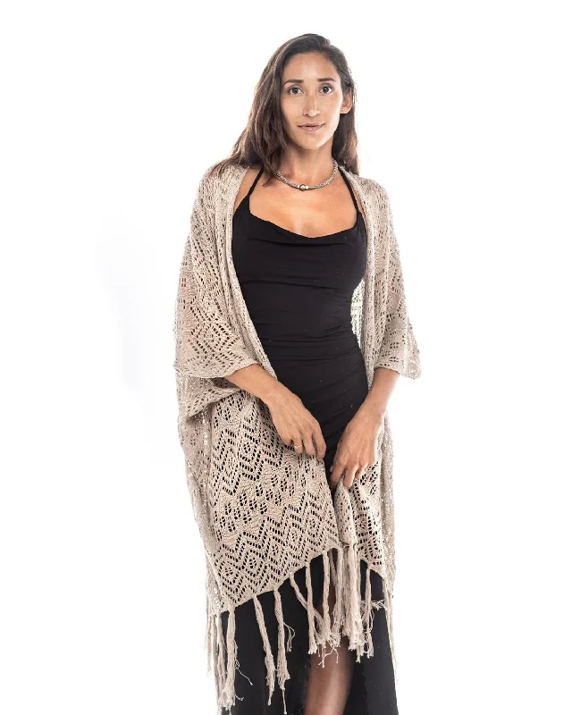 Fresh Comfort Knitted Open Front Cardigan Stardust