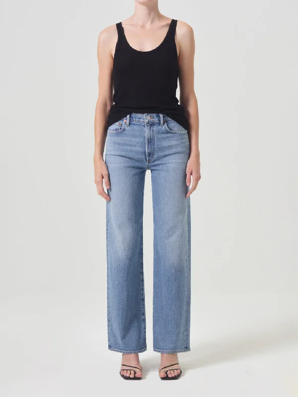 Relaxed Wear Harper Mid Rise Straight Jean - Flash