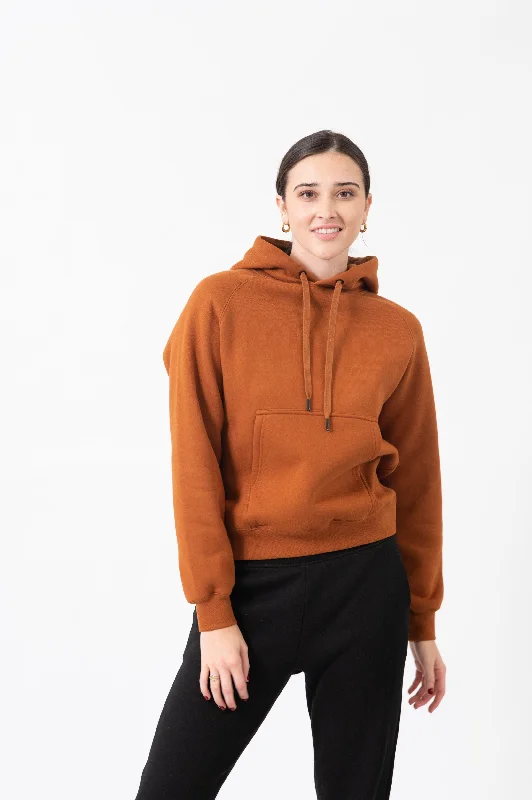 Cozy Dress Ramo Ladies/Junior Cotton Care Kangaroo Pocket Hoodie (F369UN)