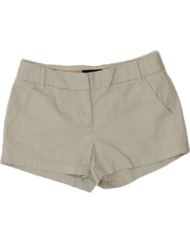 Relaxed Chic J. CREW Womens Chino Shorts US 6 Medium W32  Grey Cotton