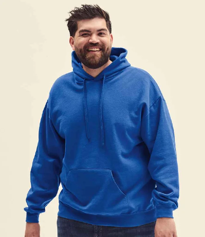 Comfortable Dresses Fruit of the Loom Classic Hooded Sweatshirt | Royal Blue